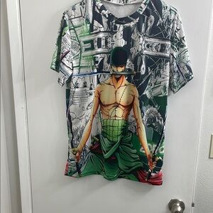 Graphic Anime Print Men's Shirt